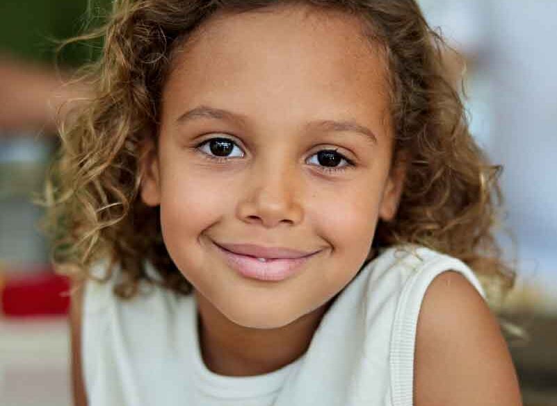 Young Girl Smiling